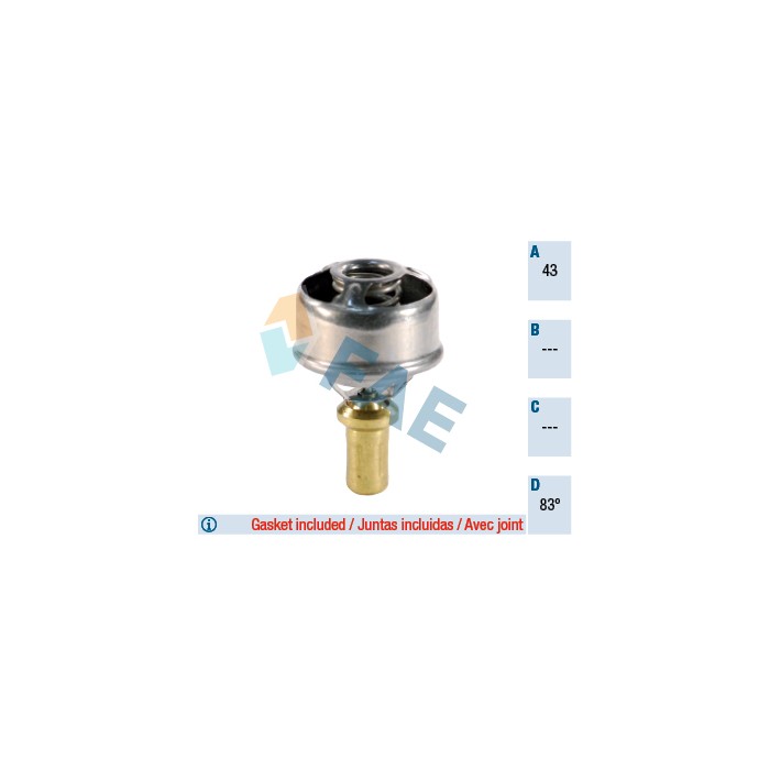 Thermostat d'Eau Pour Renault Rodeo 4 Super 5 Trafic Twingo DAF 55 Break Coupé