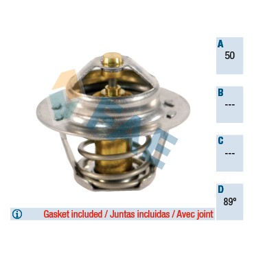 Thermostat d'Eau Pour Renault Dacia Opel Nissan 7700272554 4408334 21200-00QAA
