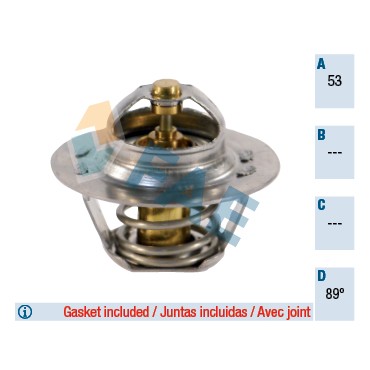Thermostat d'Eau Pour Renault Opel Vauxhall Volvo 7700866896 4402719 3474877