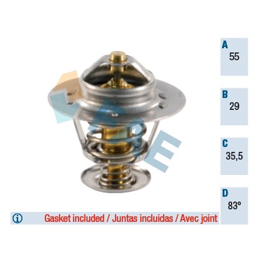 Thermostat d'Eau Pour Peugeot Fiat Ducato Toyota Suzuki 9616090180 SU001-00223