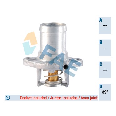 Thermostat d'Eau Pour Renault Clio I II Kangoo Twingo 7700868980