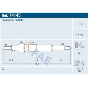 Bougie de Préchauffage Pour Renault Dacia VW Bora Audi 7700111323 8200490950
