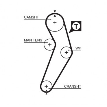 Kit Courroie Distribution Pour Renault Dacia Nissan 7701472725 1680600QBA