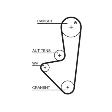Kit Courroie Distribution Pour Peugeot 106 206 Partner Citroën Berlingo C2 C3