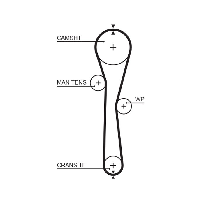 Kit Courroie Distribution Pour Renault Dacia Nissan Proton 7701473001 7701476745