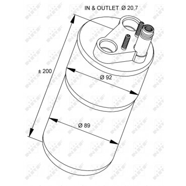 Filtre Déshydratant Clim Pour Renault Espace IV Laguna II VEL Satis 8200025640