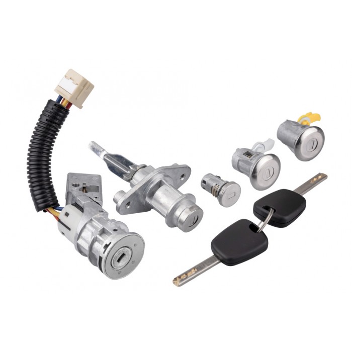 Contacteur d'Allumage + Serrures Portes Pour Peugeot 107 Toyota Aygo Citroën C1