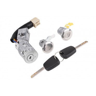 Contacteur d'Allumage + Serrures Portes Pour Peugeot 107 Toyota Aygo Citroën C1