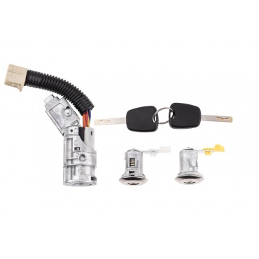 Contacteur d'Allumage + Serrures Portes Pour Peugeot 107 Toyota Aygo Citroën C1