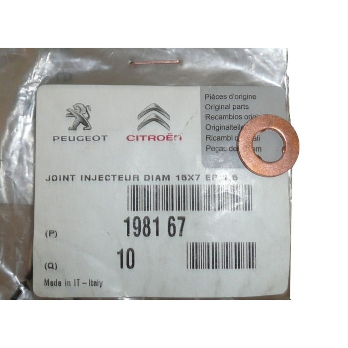 Joint d'Injecteur Pour Peugeot BMW Série 7 E38 Citroën Land Rover 198167