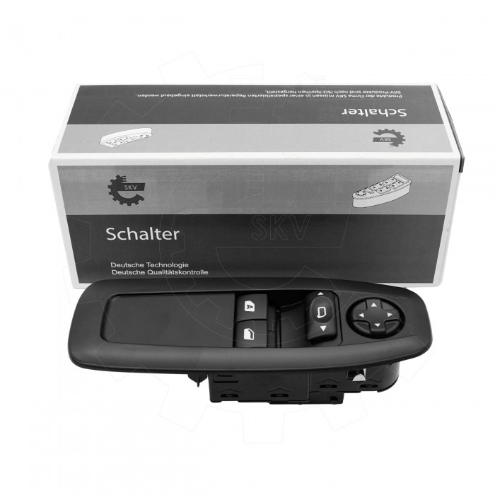 Bouton Commande Lève Vitre Pour Peugeot 96751127ZD, 96751129ZD, 96751120ZD