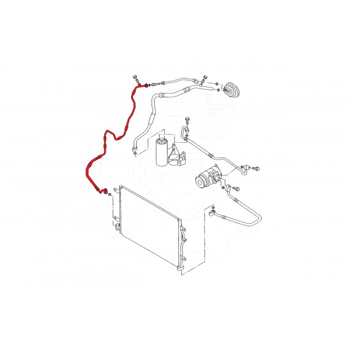 Durite de Clim Pour Audi A4 Seat Exeo 8E0260710H