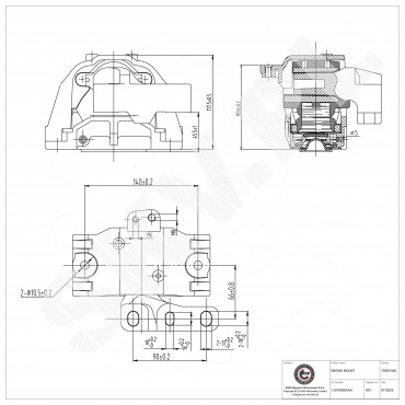 Support Moteur Droit Pour VW Bora Golf IV New Beetle Audi Seat Skoda 1J0199262BE
