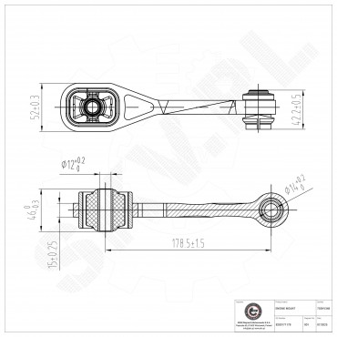 Support Moteur Arrière Pour Renault Clio II Megane I Thalia Dacia Solenza