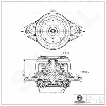 Support Moteur Pour Mercedes-Benz Classe GL GLE GLS