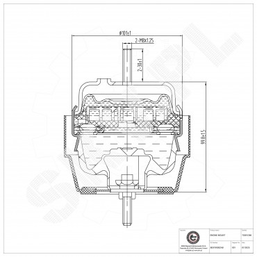 Support Moteur Droit Pour Audi A4 Seat Exeo 8E0199382AG