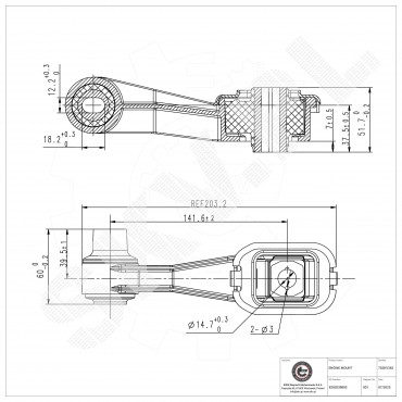 Support Moteur Droit Pour Renault Clio III Modus 8200487916, 8200239893