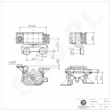 Support Moteur Avant Droit Pour Opel Combo Corsa C D Meriva A Tigra Vauxhall