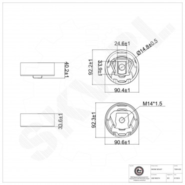 Silent Bloc de Berceau de Moteur Pour VW Golf Audi A3 TT Seat Skoda 5Q0198037A