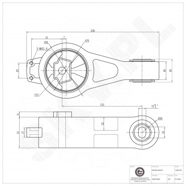 Support Moteur Avant Pour Chrysler PT Cruiser Dodge Neon II 4668193AD