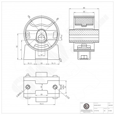 Support Moteur Avant Pour Dodge Journey