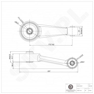 Support Moteur Arrière Pour Hyundai Getz 219301C130