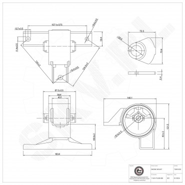Support Moteur Droit Pour Suzuki SX4