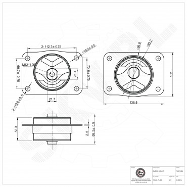 Support Moteur Gauche Pour Suzuki SX4