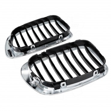 Grille de Pare Choc Avant Pour BMW Série 3 E46 51138208683, 51138208685