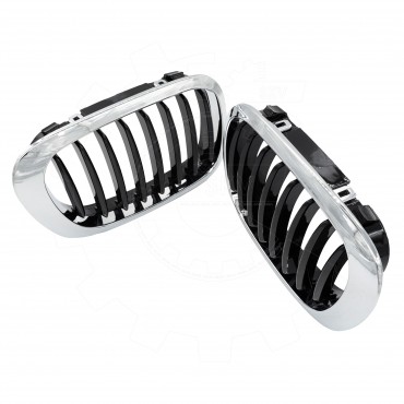 Grille de Pare Choc Avant Pour BMW Série 3 E46 51138208683, 51138208685