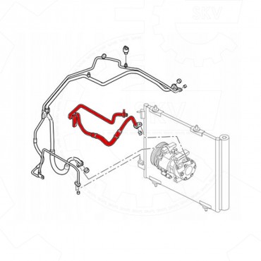 Tuyau de Clim Pour Peugeot 208 2008 I Citroën C3 DS3 DS 6477K0 9682115580