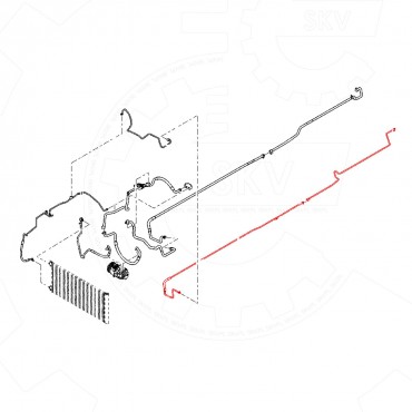 Tuyau de Clim Pour Renault Trafic III Opel Vivaro B 924615353R 93450174