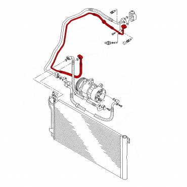 Tuyau de Clim Pour VW Transporter V 7H1820741M