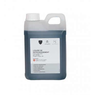 Bidon Liquide Refroidissement Antigel 2L -35° Pour Peugeot 107 108 Citroën C1