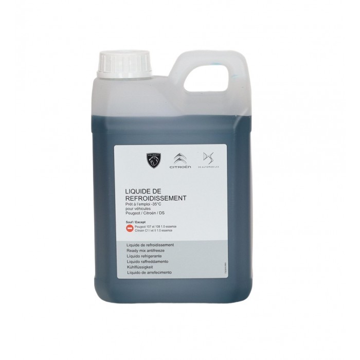Bidon Liquide Refroidissement Antigel 2L -35° Pour Peugeot 107 108 Citroën C1
