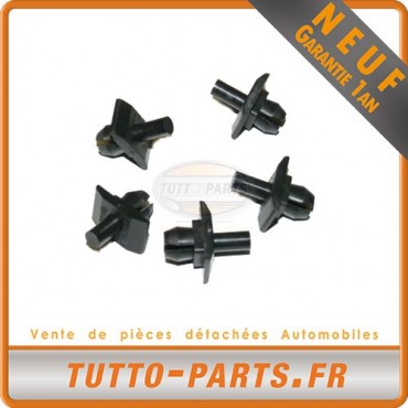 x5 agrafe Clips Fixation Calandre pour VW Golf Jetta T2 
