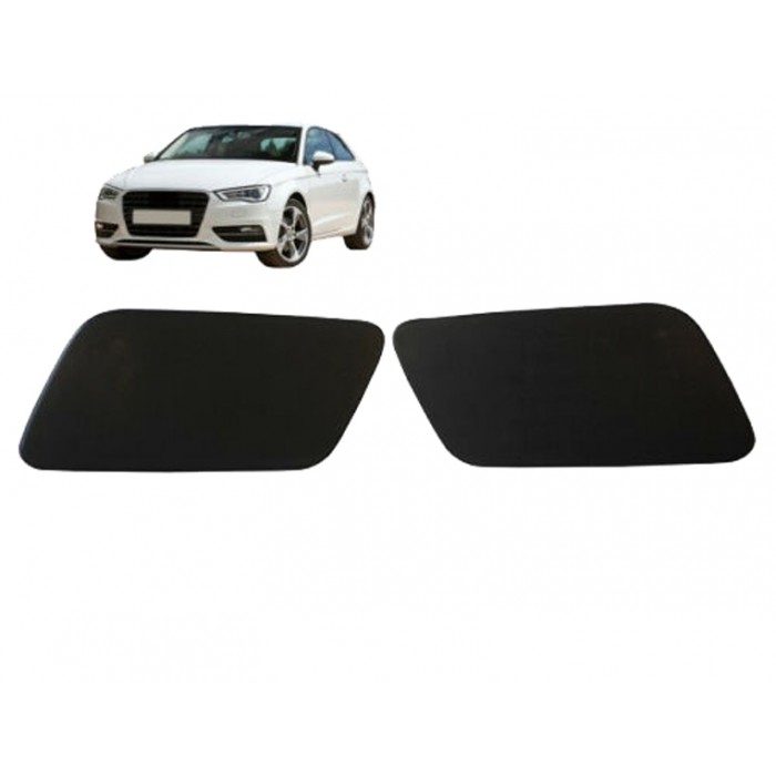 x2 Cache Trou gicleur Lave Phare Avant Gauche+Droit Pour Audi A3 8V5955276GRU