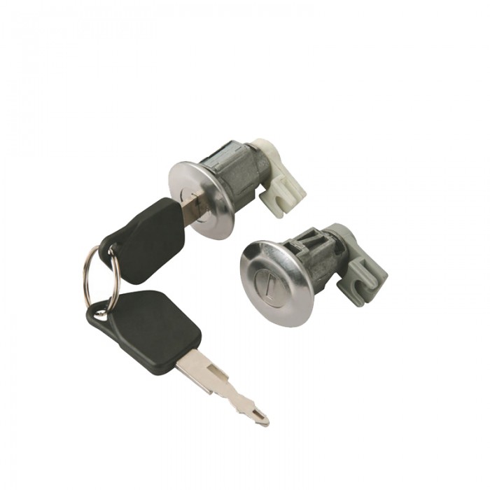 2 Serrure Barillet de Porte G+D Pour Peugeot 205 I/II 309 I/II 405 I/II 252196