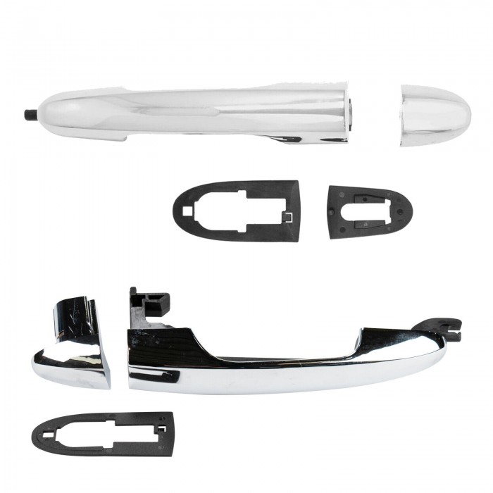 x2 Poignée de Porte extérieure Avant Gauche+Droit Pour Fiat 500L 735553380