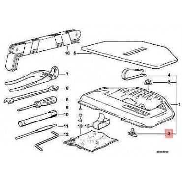 Vis de Coffre Fermeture Pour Bmw Série 3 E46 71111179444