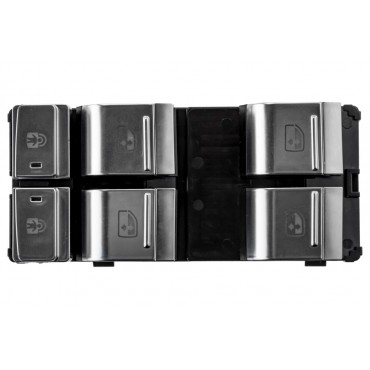 Interrupteur Bouton de Lève Vitre Chromé Pour Audi A6 A7 E-Tron Q4 4K0959851C