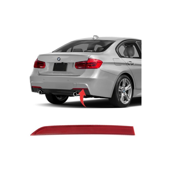 Pare Choc Réflecteur Arrière Droit Pour Bmw Series 3 F30 F31 63147847166
