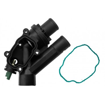 Boitier Thermostat d'Eau Pour Citroën C5 C6 C8 Fiat Ulysse Ford S-Max 9657182080