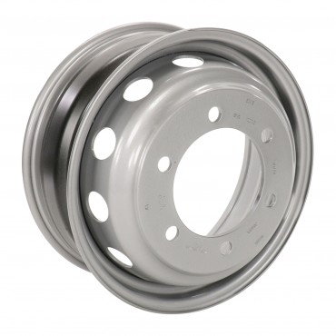 Jante Tole Acier Gris 6JX16" H2 ET 124 6X205 CH161 Pour Iveco Daily 500307777