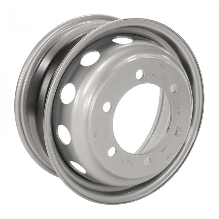 Jante Tole Acier Gris 6JX16" H2 ET 124 6X205 CH161 Pour Iveco Daily 500307777