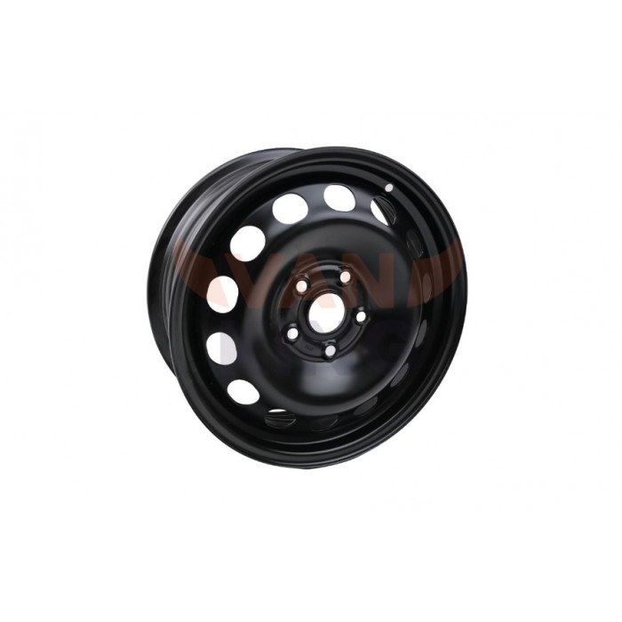 Jante Tole Acier Noir 6.0JX15" ET47 5X112 CH57 Pour Vw Caddy II 1K0601027C