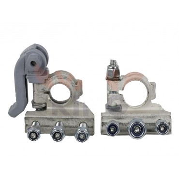 2 Cosse de Batterie Plus et Moins Pour Iveco Daily IV V 69500832^ 69501539