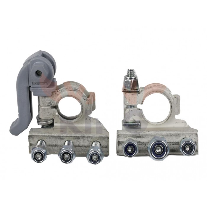 2 Cosse de Batterie Plus et Moins Pour Iveco Daily IV V 69500832^ 69501539