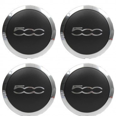 x4 Enjoliveur de Roue Pour Fiat 500 - à partir de 2007 OR 51884863