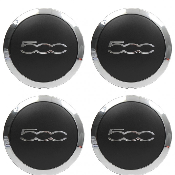 x4 Enjoliveur de Roue Pour Fiat 500 - à partir de 2007 OR 51884863